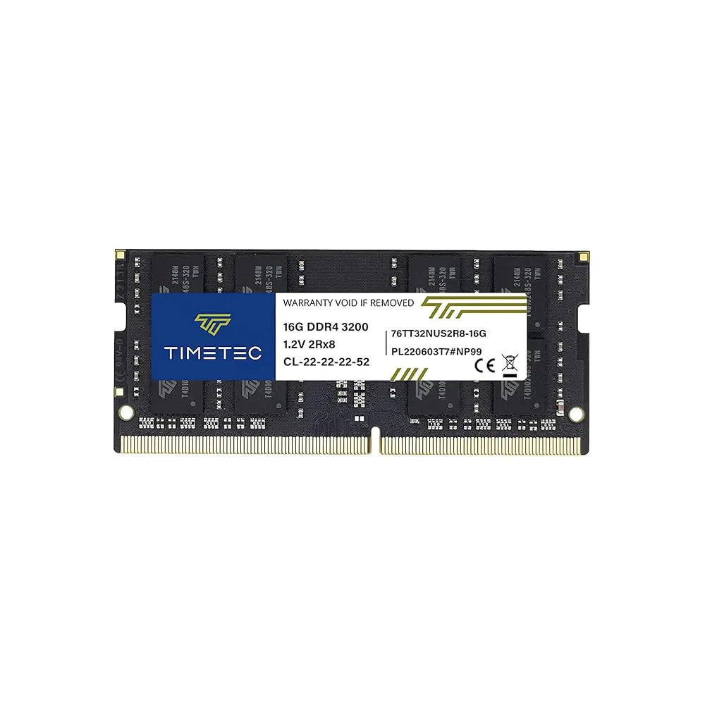 RAM/GENERICOS/-/ASIA TIMETEC DDR4 16GB 3200MHZ 260PINES SODIMM