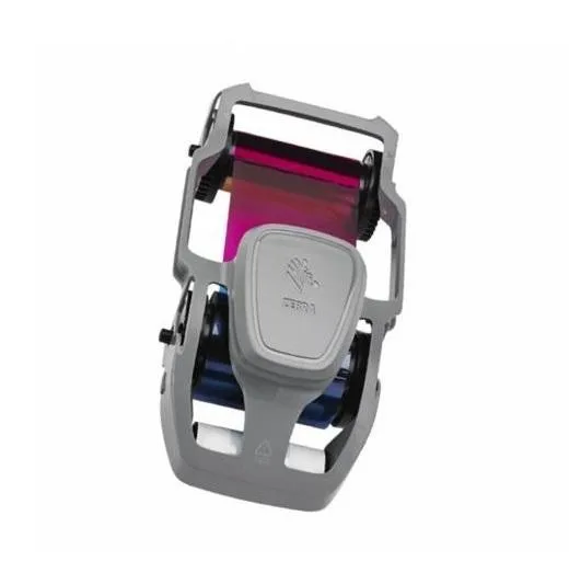 CINTA ZEBRA RIBBON, COLOR-YMCKLL, 58MMX119M, 200 IMAGES, ZC300 ,COLOR  Y MARCA DE AGUA