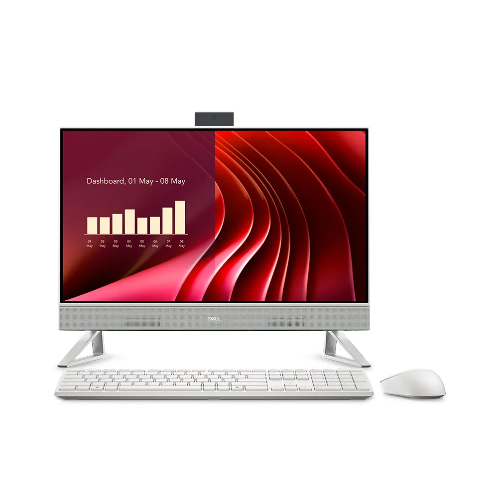 COMPUTADOR ALL IN ONE DELL 8N5DF 23.8 PULG FHD ULTRA 7 265U 16GB DDR5 5600 512GB WIFI W11PRO 3Y