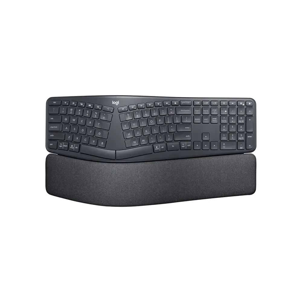 TECLADO LOGITECH/ERGO K860/WIRELESS/ERGONOMICO/REPOSA MUNECAS/NEGRO
