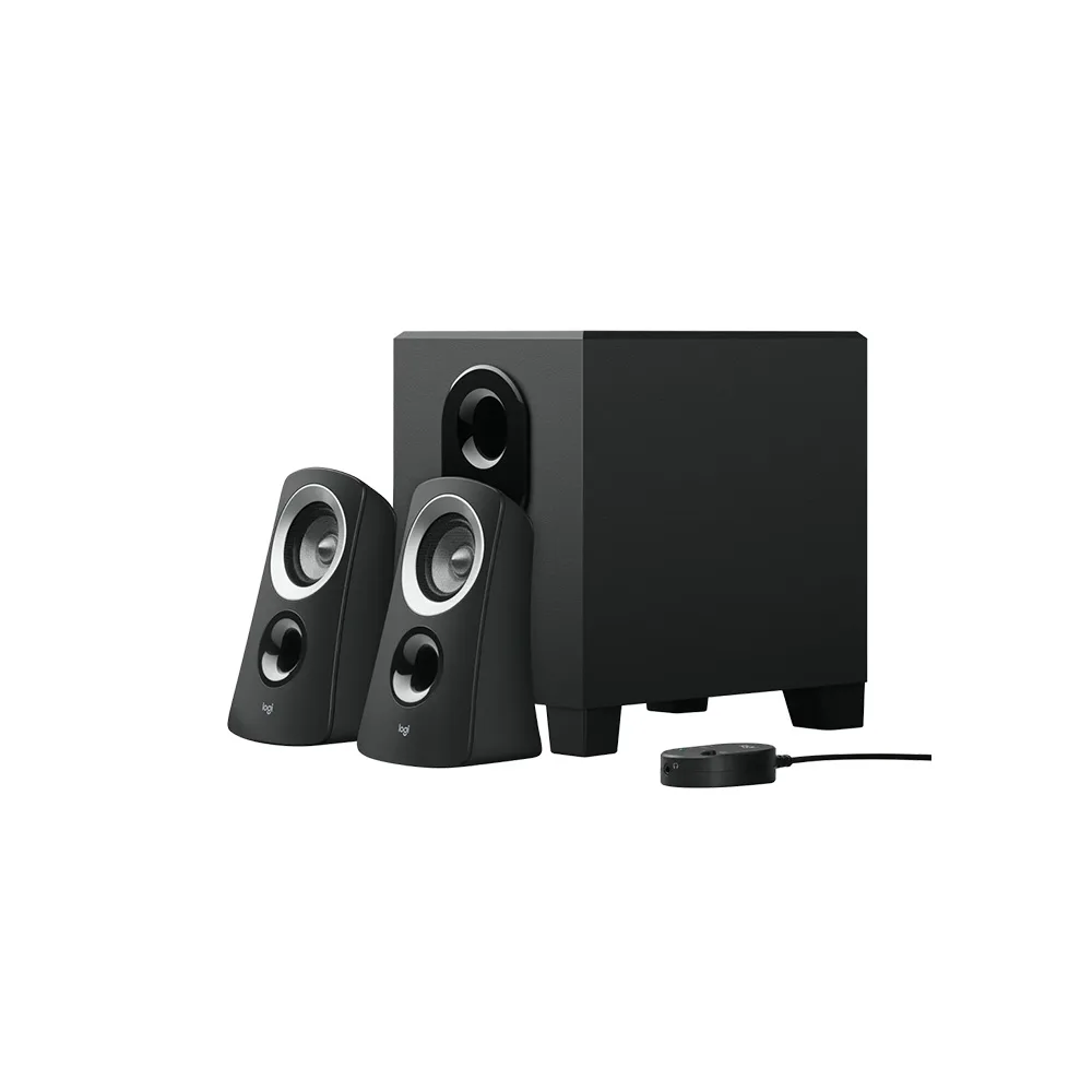 SPEAKERS/LOGITECH SYSTEM Z313 WITH SUBWOOFER/25W/DISPOTVO. CON ENTRADA JACK 0.14 IN