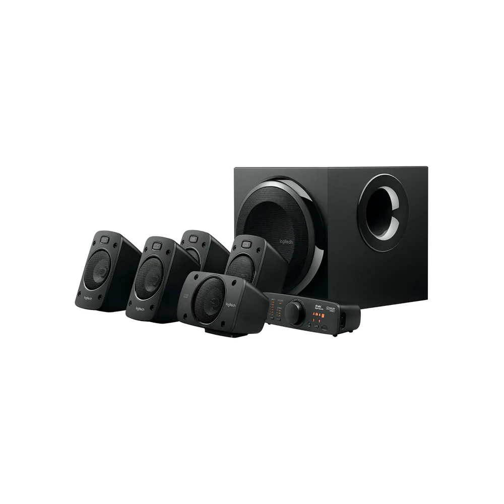 SPEAKERS LOGITECH/SURROUND SOUND Z906/WIRELESS/1000W/1080P/X4 BCNA SATLTE/X1  BCNA CNTRAL 2