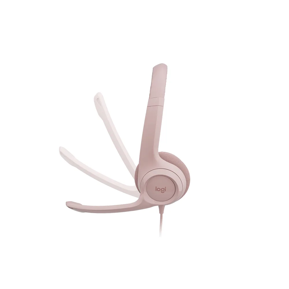 HEADSETS LOGITECH/H390 ROSADO /USB-A/MIC. CANCEL. RUIDO/CABLE 1.9M/100KHZ 2