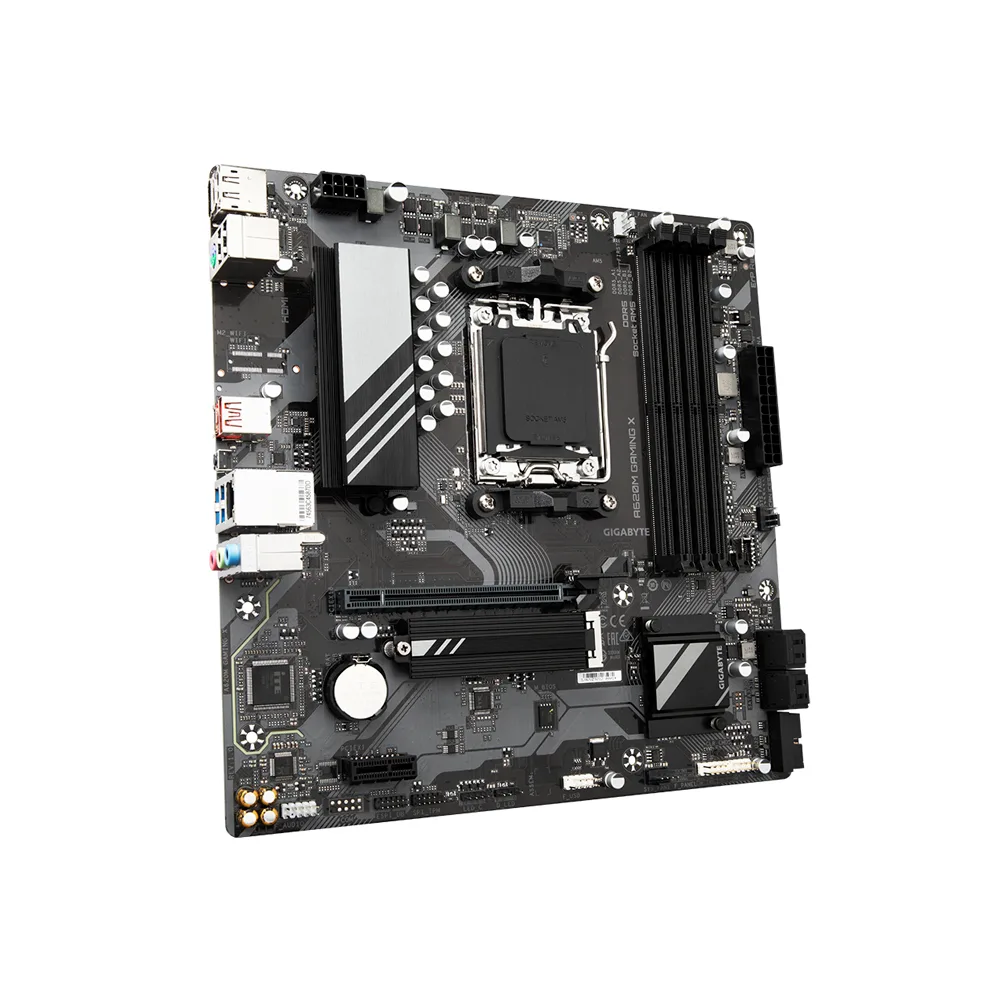 MAINBOARD GIGABYTE/A620M GAMING X AM5 DDR5 RYZEN 7000 8000M 9000 MICRO ATX 2