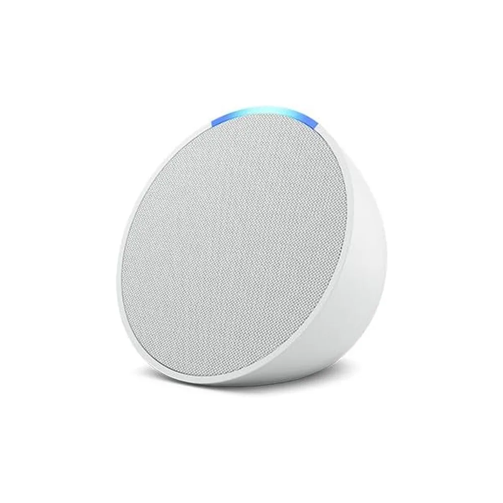 PARLANTE AMAZON ECHO POP B09ZXLRRHY COMPACTO / BLANCO/ ALEXA / WIFI 5 / BT / EERO