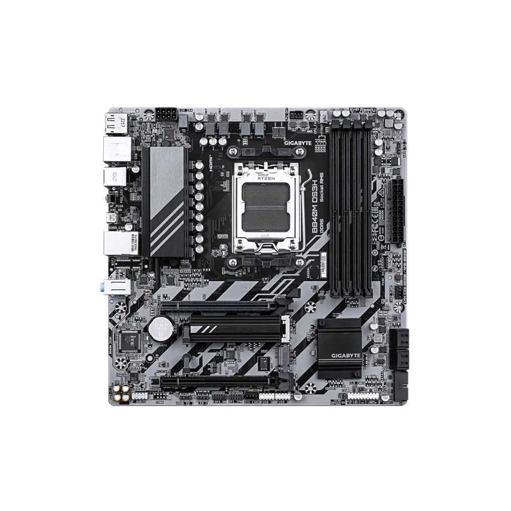 MAINBOARD/GIGABYTE B840M DS3H AM5 DDR5 HASTA 256GB PCIE 4.0 MICRO ATX 2