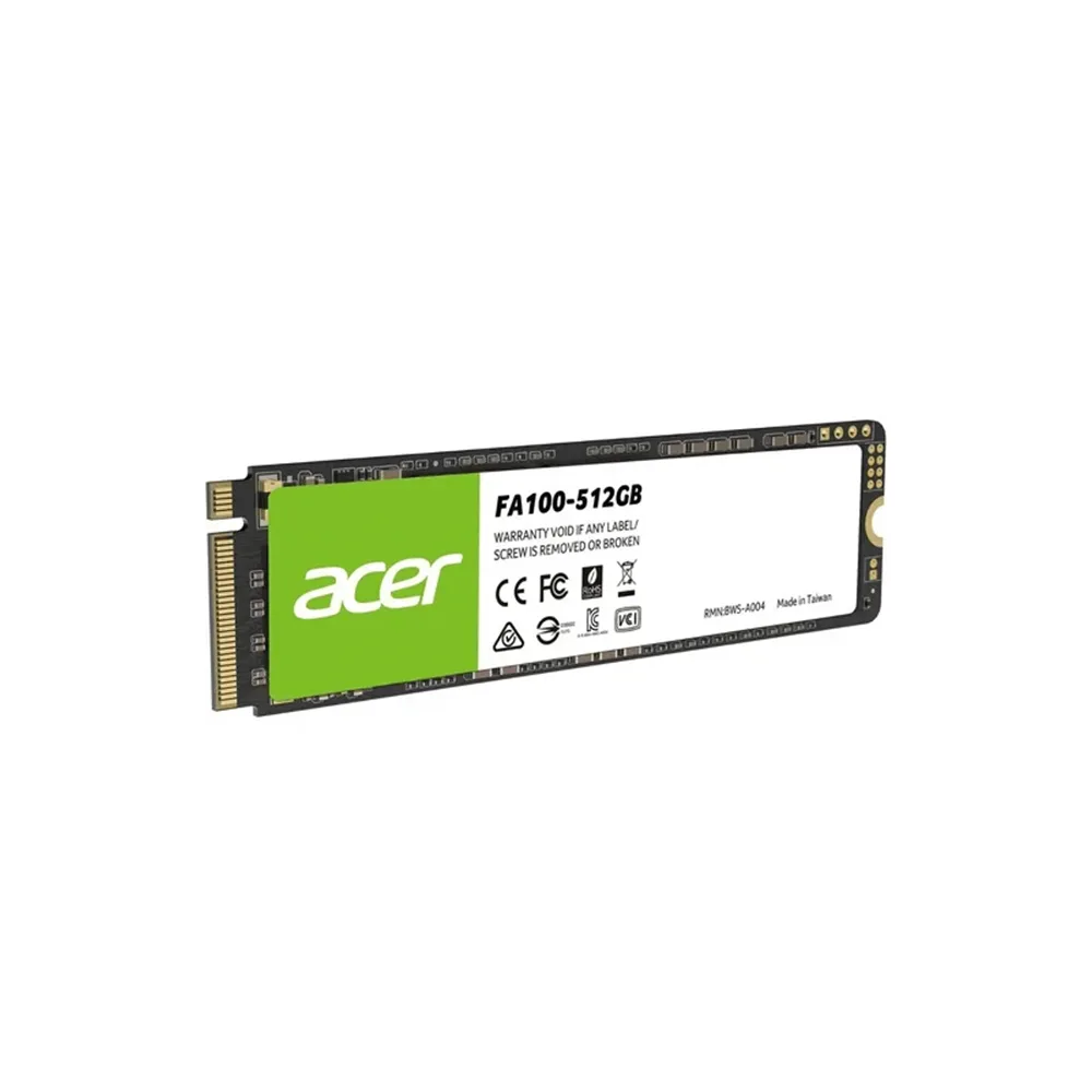 SSD ACER/ FA100 512GB M.2 2280 NVME GEN3 3300/2700 MB/S PCIE 3.0 2