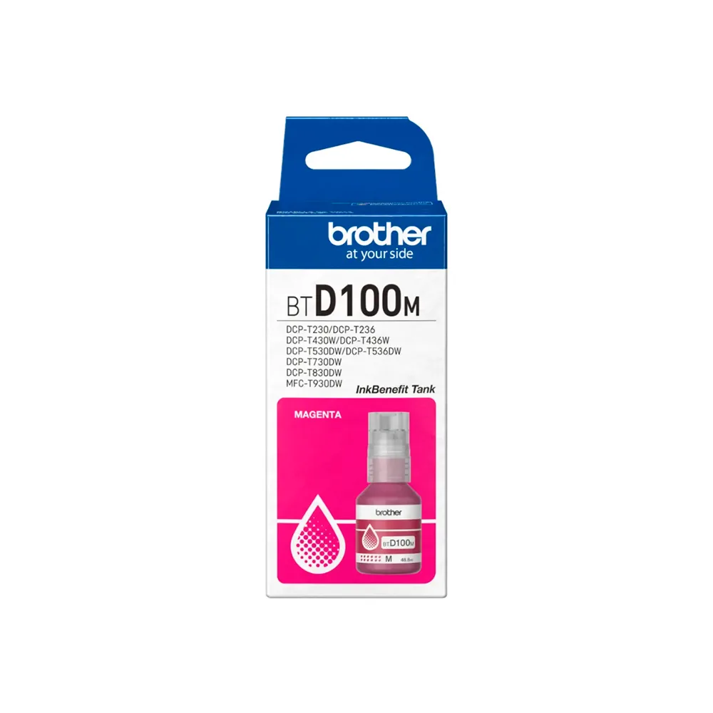 CONSUMIBLE BROTHER MAGENTA T930DW T830DW T730DW T530DW T430W 5000 PAG BTD100M 2