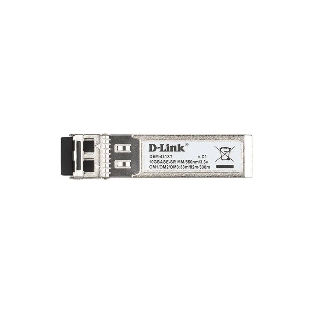 TRANSCEPTOR DE FIBRA D-LINK DEM-431XT / MULTIMODO SFP+ 10GBASE-SR / 300M 2
