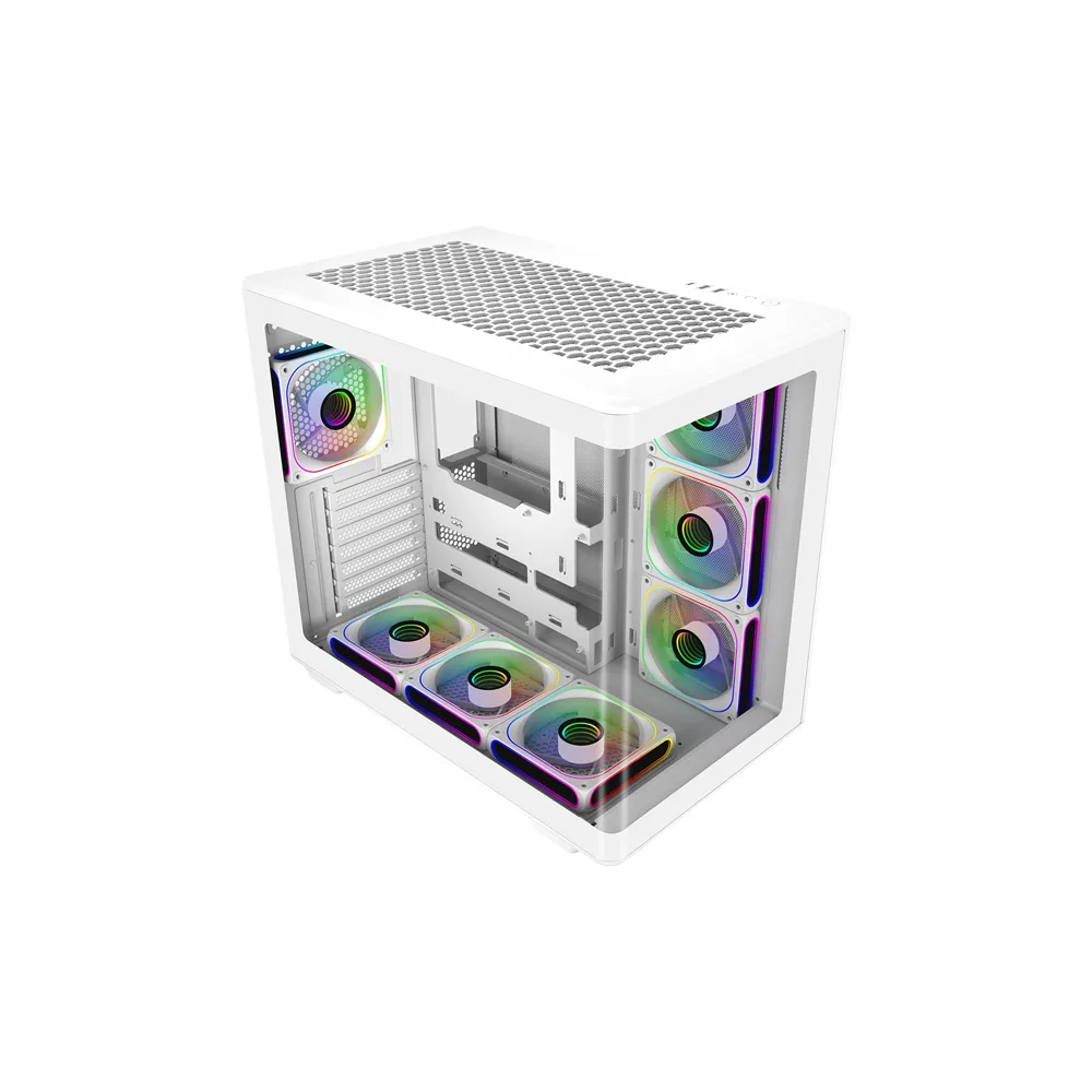 CASE COOLER MASTER/MID TOWER ELITE 600 WHITE 1X120MM ARGB REAR 3X120MM SIDE MOUNT 2