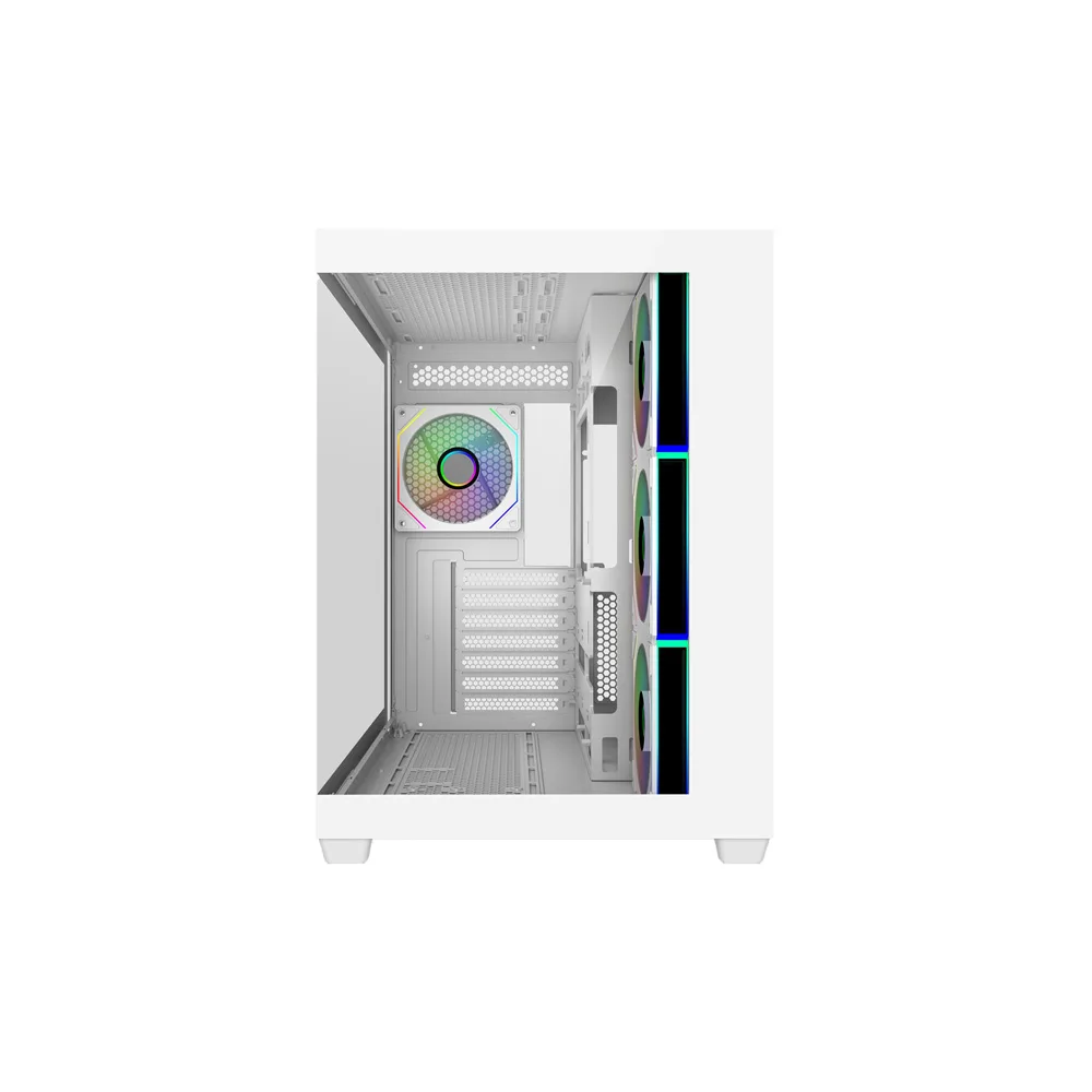 CASE COOLER MASTER/MID TOWER ELITE681 WHITE 1X120MM ARGB 3X120MM SIDE MOUNT 1XUSB TYPE C 2