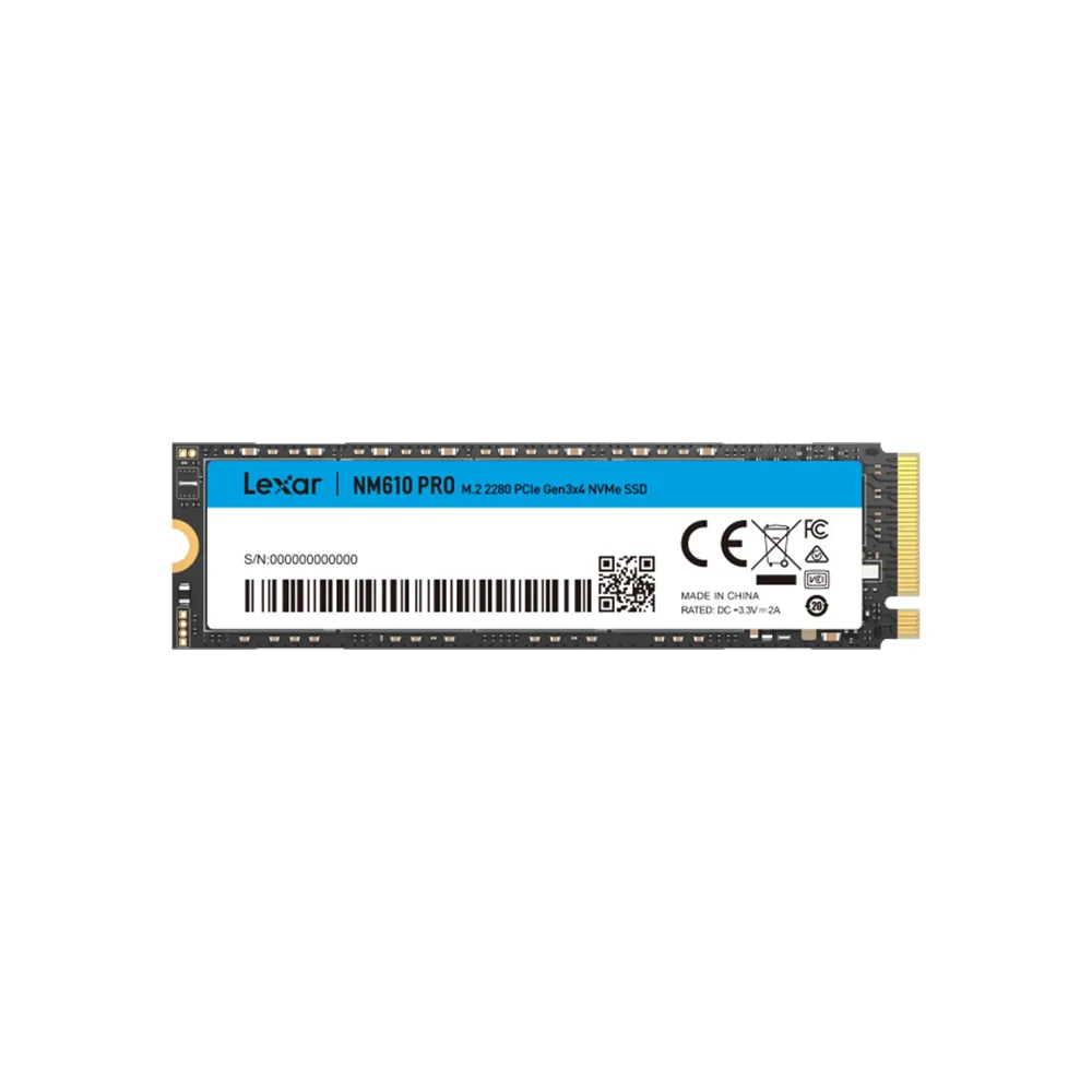 SSD/LEXAR NM610PRO M.2 2280 500G 0.5MS 3000MBS PCIE GEN3X4 NVME SSD