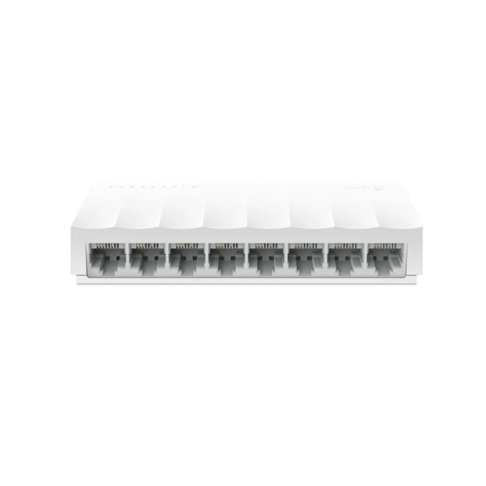 SWITCH TP-LINK LS1008 8 PUERTOS FAST ETHERNET, CUBIERTA PLASTICA, PLUG AND PLAY 2