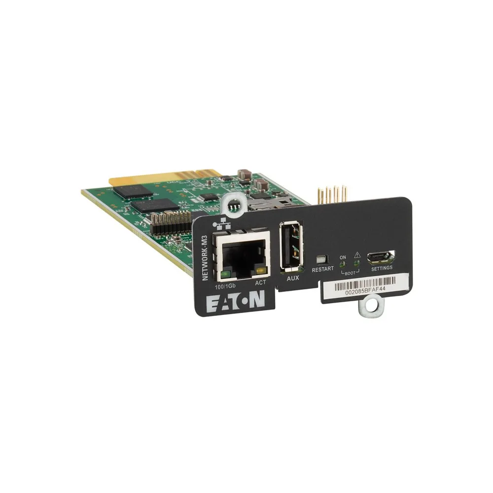 TARJETA TRIPP LITE SNMP NETWORK M3 MONITOREO DE UPS ONLINE 1GBPS RJ45 1Y 2