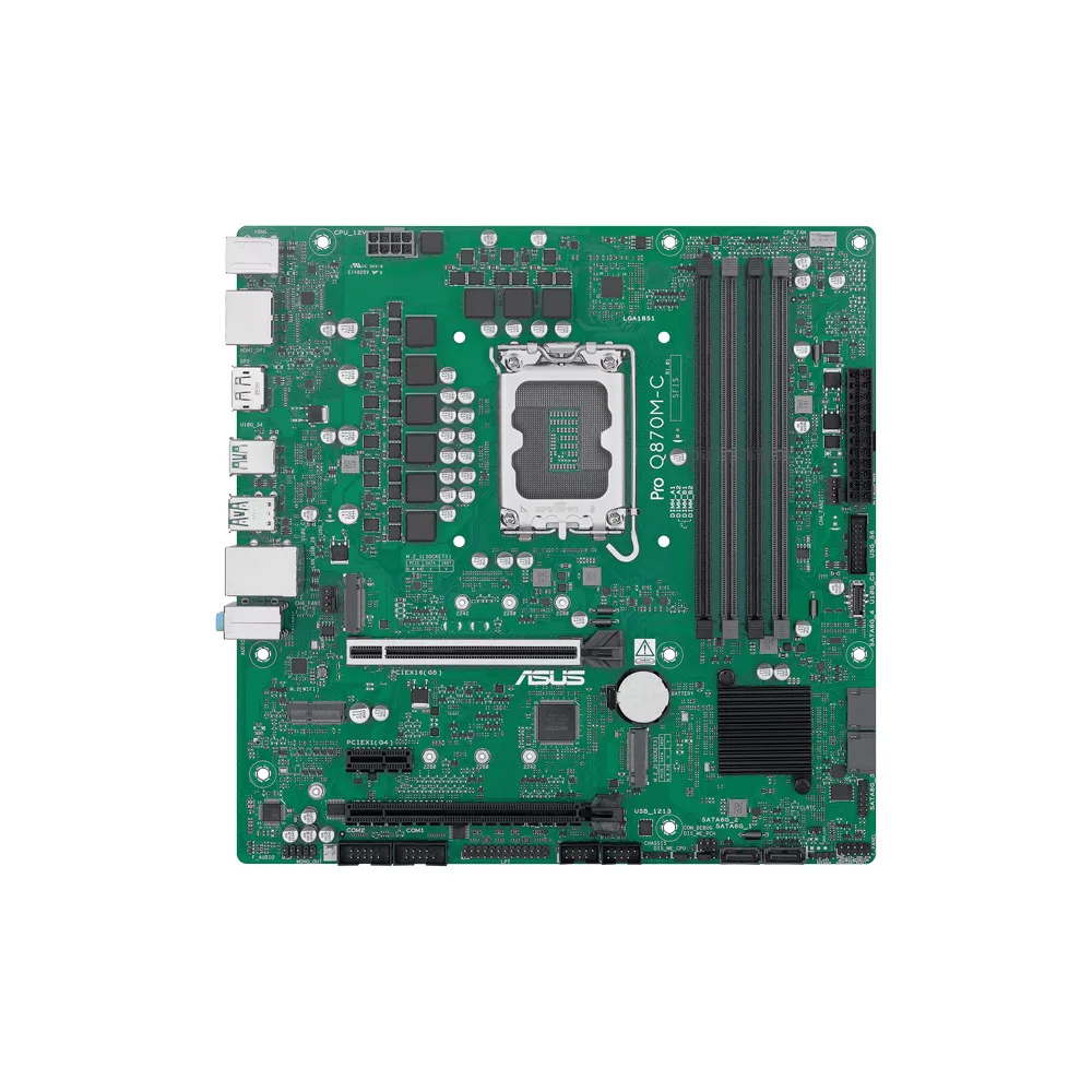 MAINBOARD/ASUS PRO Q870M-C-CSM LGA1851 MICRO ATX 4 SLOTS DDR5 2XHDMI 2XDP 90MB1KEP-M0EAYC 2
