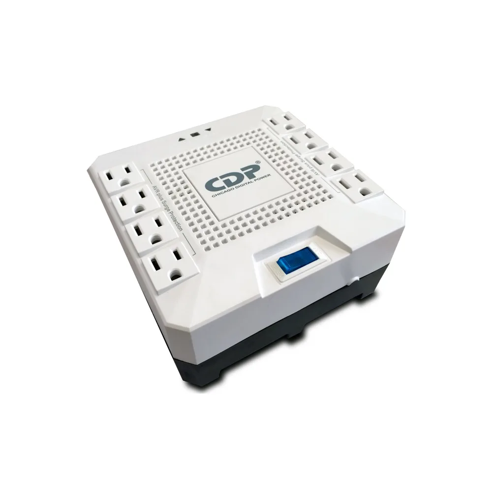 REGULADOR CDP REGULADOR VOLTAJE CDP R-AVR1808 1800VA/ 1000W/ E/S 120V/ 8 SALIDAS 2