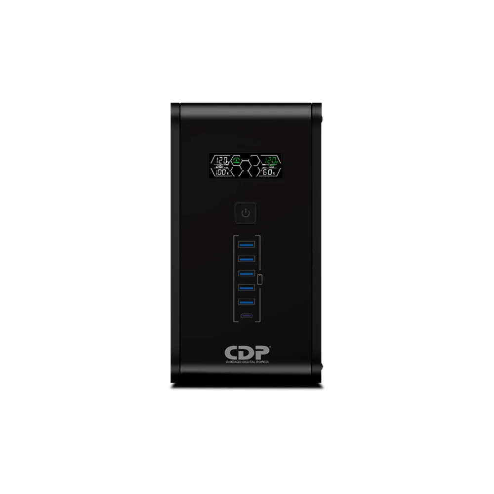 UPS CDP INTERACTIVO R-SMART1210 / 1200VA - 720W / 5 TOMAS AVR - 5 SUP / 120VCA