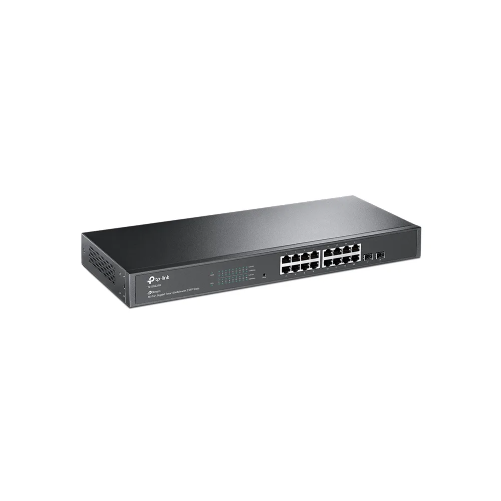 SWITCHES TPLINK/SG2218P/18 PUERTOS JETSTREAM/16 PUERTOS POE/L2/150W/ADMINISTRABLE 3
