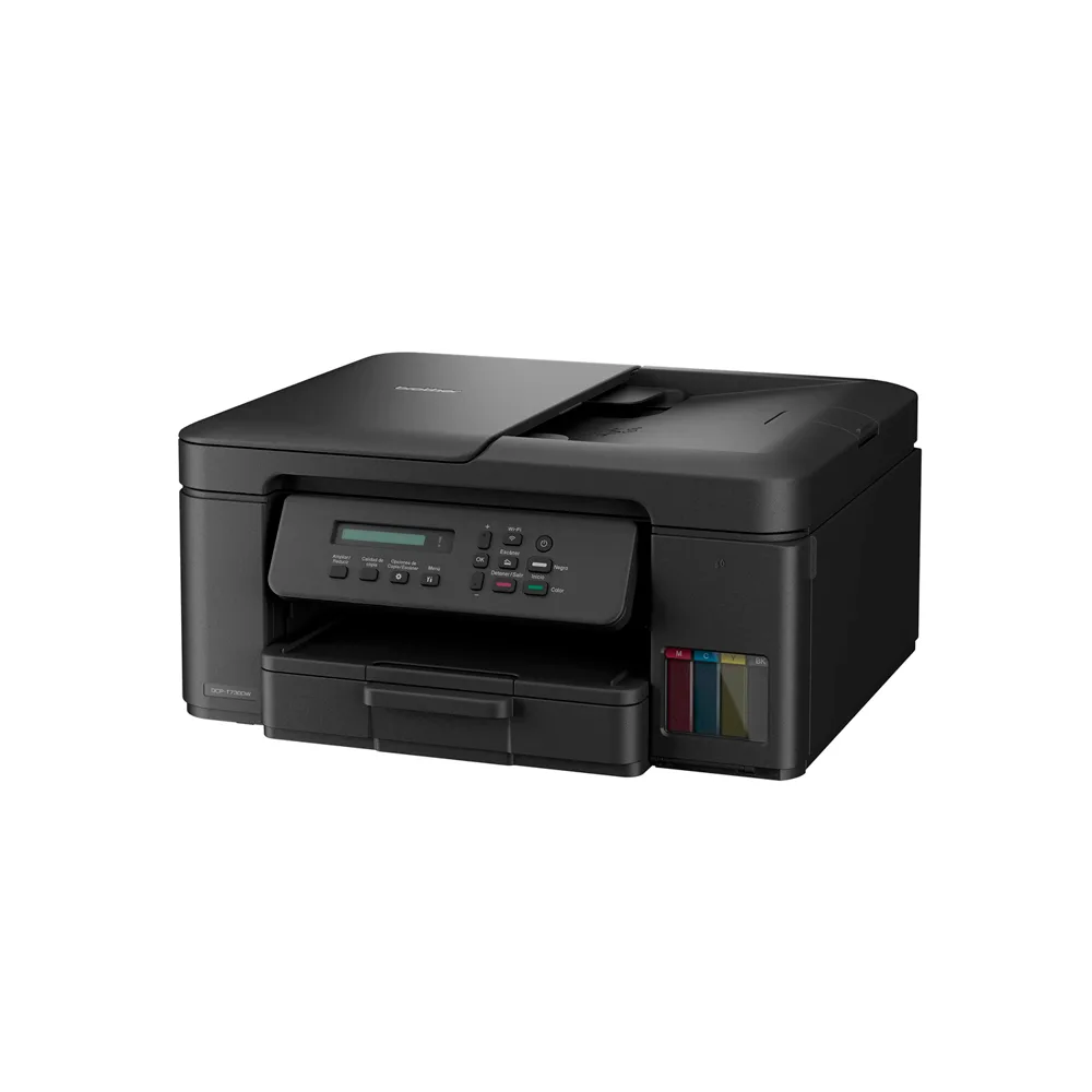 IMPRESORA BROTHER/T730DW MFP DUPLEX ADF WIFI 16IPM 15IPM COLOR 7500 BN 5000C BTD100BK CMY 2YEA 3