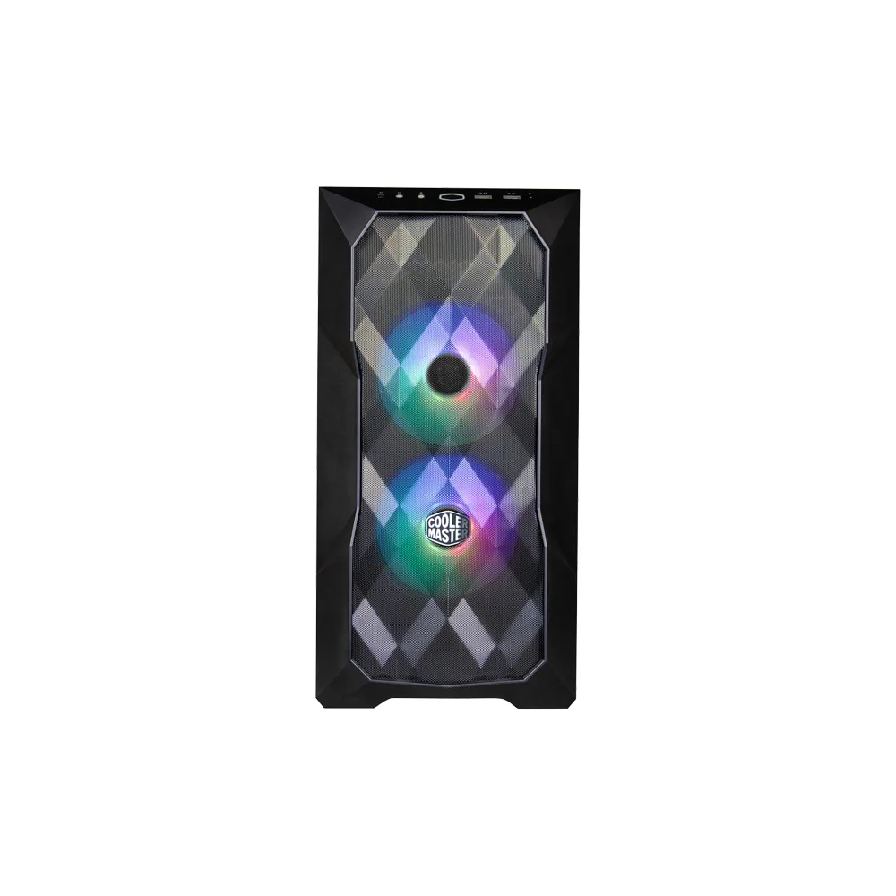 CASE COOLER MASTER/TD300 MASTERBOX BLACK MESH MINI TOWER MICRO ATX 2X120MM FRONT
