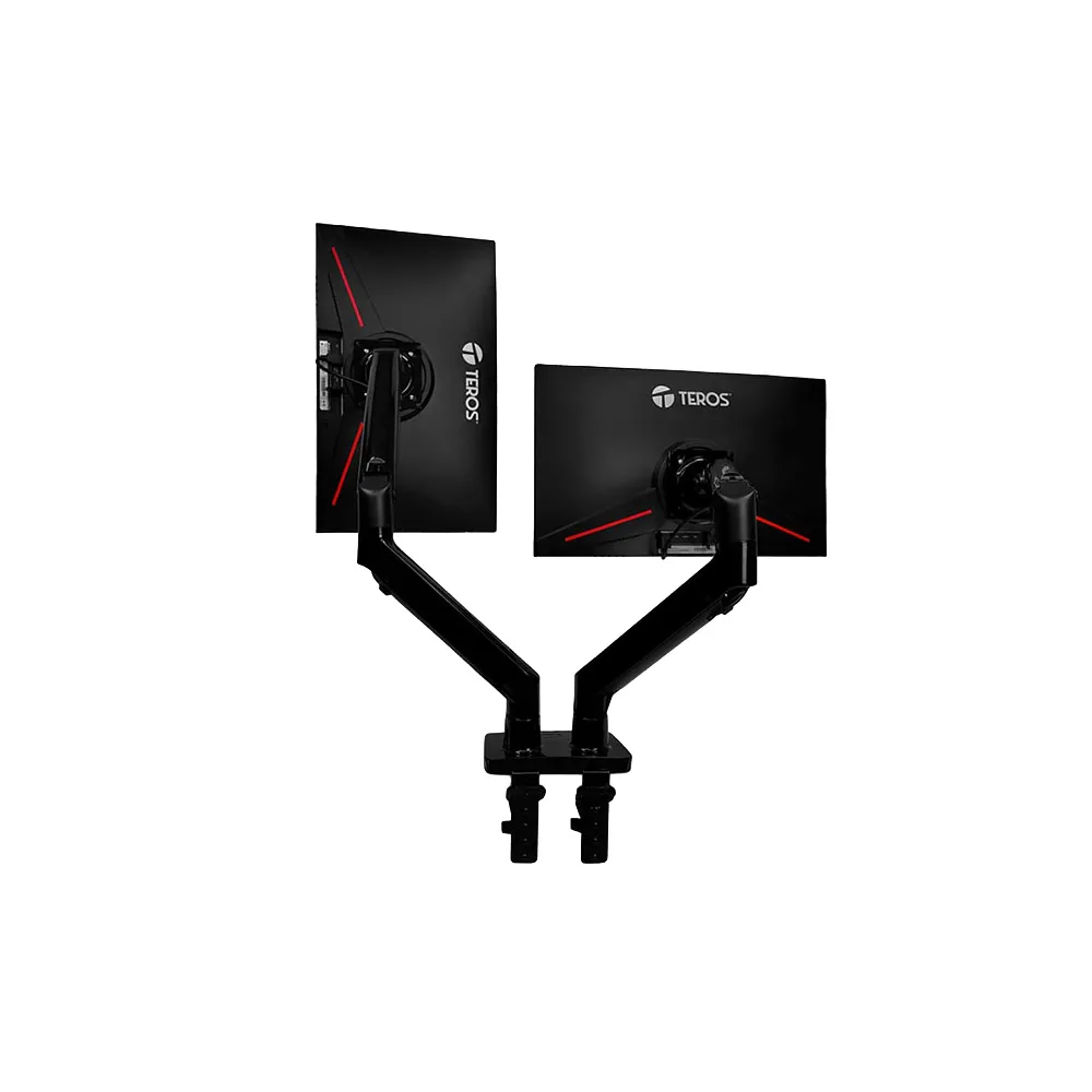 SOPORTE TEROS/TE-7114 PARA 2 MONIT.  22 A 32P /SOP. 12KG /VESA 7.5 X 7.5CM /10 X 10CM 2