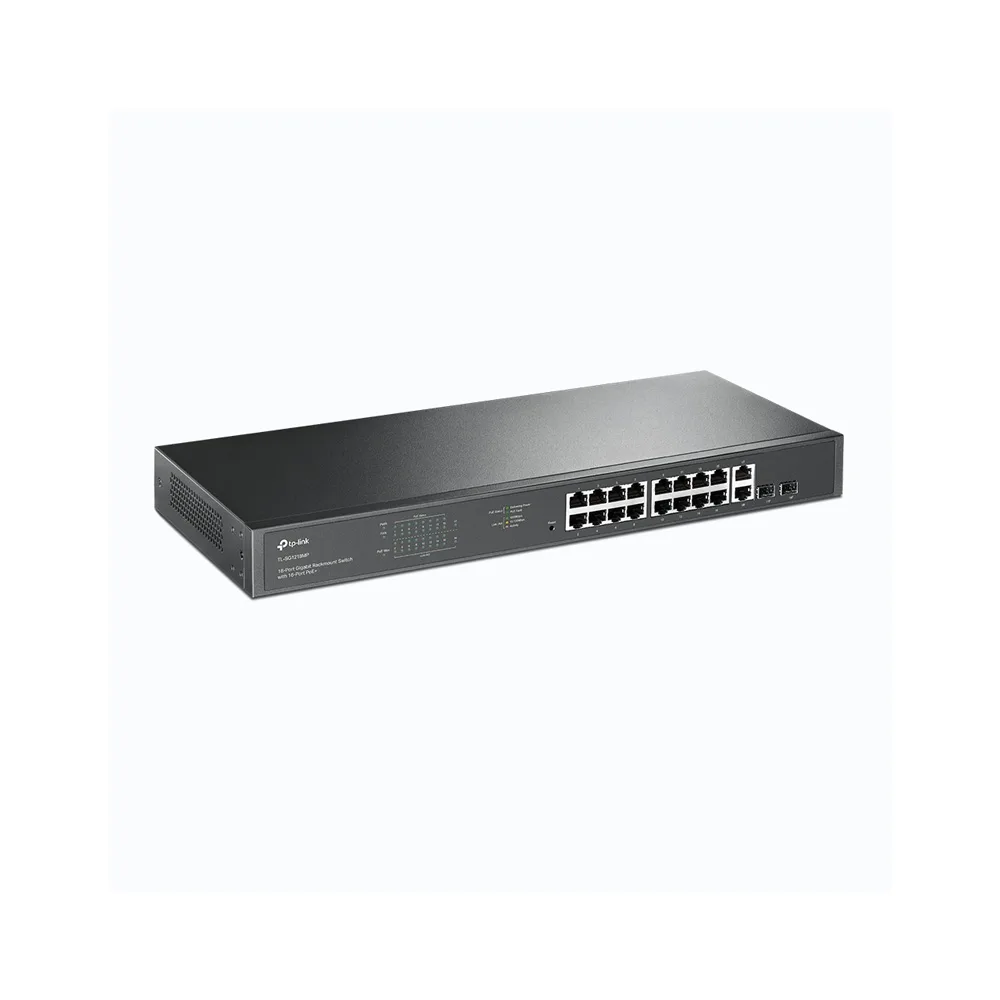 SWITCHES/TPLINK TL-SG1218MP/ 18 PUERTOS/ 16 PUERTOS POE/ GIGABITS/ CARCASA METAL 2