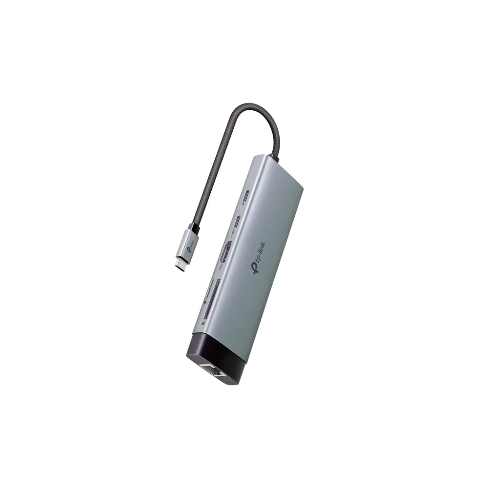 CONVERTIDOR/TPLINK HUB UH9120 9 EN 1/ HDMI / USB TIPO C X2 /RJ 45 /5GBPS / USB TIPO A X3