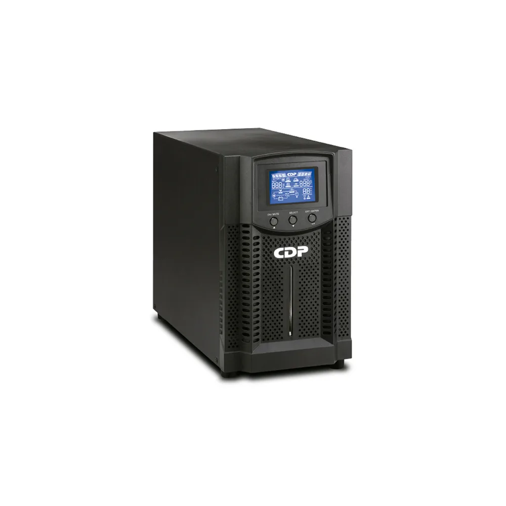 UPS ONLINE CDP UPO11-2  2000VA/ 1800W/ E/S:120V/ MONOFASICO/ S:(4)BAT/ DOBLE CONVERSION/ TORRE/ LCD